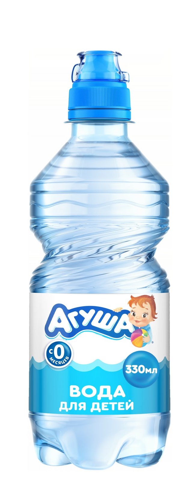 Агуша вода питьевая детская 0,33л с 0 мес