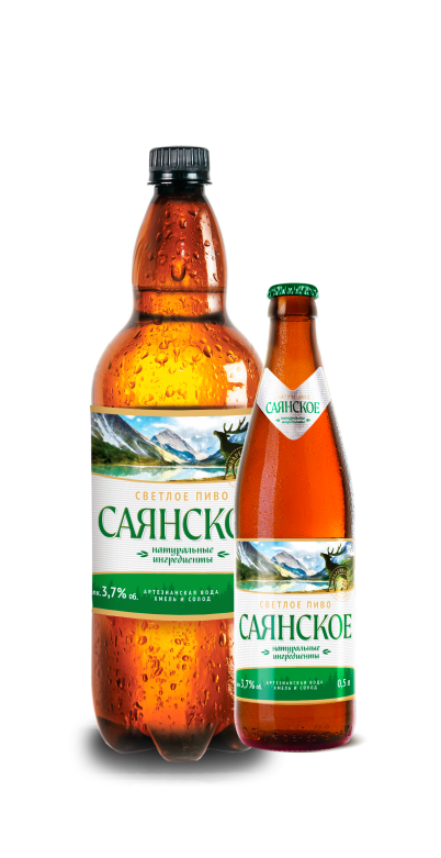 Пиво Сибирское светлое Хакасия